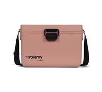 Steamy Classy 12, Glacière avec bandoulière idéal pour Une journée en extérieur, 12 litres, Rose