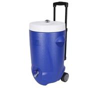 Steamy Cool 20 Roller, Glacière à Boissons avec roulettes, idéale pour Les fêtes, Les Jeux Sportifs et Les événements, 20 litres, Bleu