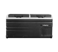 Steamy-E Dual Zone 95, Glacière à compresseur électrique, 90 litres, 12 V/230 V, pour Refroidir et Congeler, idéale pour le Camping