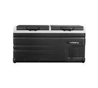 Steamy-E glacière électrique à compresseur - Dual Zone - 90 litres - 12V et 230V - pour voiture et camping - Noir