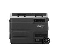 Steamy-E SECUD55 Glacière Électrique À Compresseur À Double Zone Sur Roulettes - 49 L