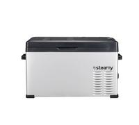 Steamy-E Single Zone 30, Glacière à compresseur électrique, 27 litres, 12 V/230 V, pour Refroidir et Congeler, idéale pour le Camping