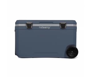 Steamy SCR70WBE Cool 70 Glacière À Roulettes - 70 L - Bleu