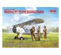 Stearman Pt-17 With American Cadets - 1:32e -