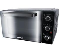 Steba Four-grill avec intérieur sans PFAS, env. 24 litres, 3 niveaux d'enfournement, plaque de cuisson émaillée, grille, tournebroche, porte double vitrage, KB 224