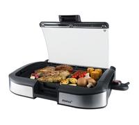 Steba Gril de barbecue de table électrique VG 195 Noir-argenté 2200 W