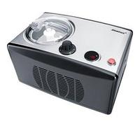 Steba ic volume 150 maschien glace avec compresseur de refroidissement 1,5 l, acier inoxydable, noir, acier inoxydable Noir G