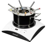 Steba IK 11 S - Plaque de cuisson à induction - 1000 W - Acier inoxydable/Noir/Blanc