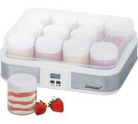 Steba JM 2 - Yaourtière - 2,4 litres - 21 W - Acier inoxydable/Blanc