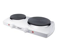 Steba KF 150 - Double plaque de cuisson électrique 2 feux, protection contre la surchauffe, voyant lumineux