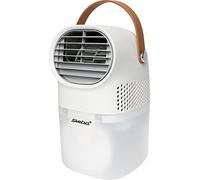 Steba Mini lave-linge AW 6M avec fonction ventilateur, purificateur d'air 3 en 1, humidificateur et ventilateur, 3 niveaux de puissance, utilisable mobile grâce au port USB