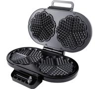 Steba WE 2 Double gaufrier voyant lumineux, rabattable, revêtement anti-adhésif