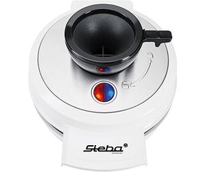Steba WE 20 VOLCANO Gaufrier avec entonnoir innovant Blanc