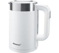 Steba WK 11 bouilloire 1,7 L 2200 W Acier inoxydable, Blanc