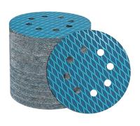 STEBRUAM 100 Pièces Disque Poncage 125mm,grain 150 pour ponceuses à disque aléatoire et ponceuse orbitale