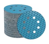 STEBRUAM 100 Pièces Disque Poncage 125mm,grain 180 pour ponceuses à disque aléatoire et ponceuse orbitale