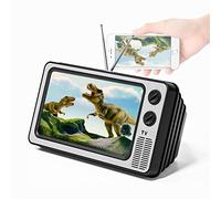 STEBRUAM 12" Loupe d'écran,3D HD Loupe d'écran de Téléphone Portable Amplificateur d'écran Support de Phone Pliable Loupe Agrandisseur Ecran Telephone Projecteur pour Tous Les Smartphones（Gris）