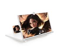 STEBRUAM 18 '' Loupe Portable Telephone,3D Amplificateur D'écran Support de Agrandisseur Ecran pour Téléphone Intelligent Loupe Adapté pour Regarder des Vidéos sur Tous Les Smartphones