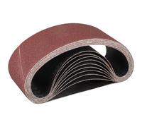 STEBRUAM Bande Abrasive 100x 610 mm,10PCS 60 grain Ensemble de Bandes Abrasives
