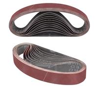 STEBRUAM Bande Abrasive 30 x 533 mm,12PCS 100 grain Ensemble de Bandes Abrasives