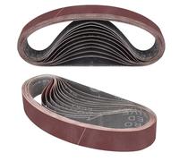 STEBRUAM Bande Abrasive 30 x 533 mm,12PCS 240 grain Ensemble de Bandes Abrasives