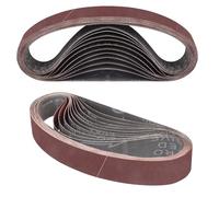 STEBRUAM Bande Abrasive 30 x 533 mm,12PCS 400 grain Ensemble de Bandes Abrasives