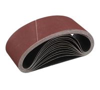 STEBRUAM Bande Abrasive 75x 457 mm,12PCS 180 grain Ensemble de Bandes Abrasives