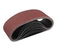 STEBRUAM Bande Abrasive 75x 533 mm,12PCS 180 grain Ensemble de Bandes Abrasives