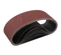 STEBRUAM Bande Abrasive 75x 533 mm,12PCS 320 grain Ensemble de Bandes Abrasives