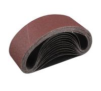 STEBRUAM Bande Abrasive 75x 533 mm,12PCS 80 grain Ensemble de Bandes Abrasives