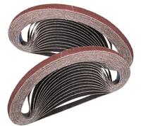 STEBRUAM Bande Abrasive 9 x 533 mm,30PCS 60 grain Ensemble de Bandes Abrasives