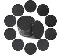 STEBRUAM Lot de 50 disques abrasifs en carbure de silicium 150 mm grain 60/80/100/120/150/180/220/240/320/400 Grain professionnel 150 mm Pas de trou humide et sec