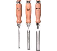 Stechbeitelsatz Rund-Heft 3tlg