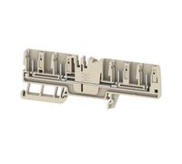 Steckbare Klemme, Push In, Dunkelbeige