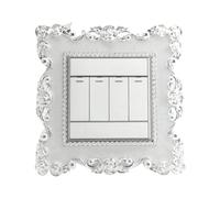 Steckdosenplattenabdeckung - Wandplattenabdeckung Für Einzelne Lichtsteckdosen, Kindersicher, Dekorativ Und Langlebig, Schützt Vor Direktem Zugriff Auf Stromkontakte, Passend Für Wohnzimmer, Schlafzim