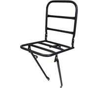 Steco support avant avec fixation par boulon de couronne 30 x 30 cm acier mat noir