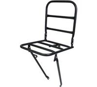 Steco support avant avec fixation par boulon de couronne 30 x 30 cm acier mat noir Matzwart G