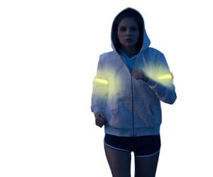 Stecto 1PCS Brassard Lumineux LED Rechargeable, Brassards LED Étanche et Réglable Bracelet de Sécurité Haute Visibilité, Bracelets Lumineux pour Coureurs, Gymnase, Cyclisme, Marche