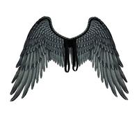 Stecto Ailes d'ange en plumes pour adultes, ailes de plumes créatives non tissées, ailes d'ange 3D d'Halloween, ailes de fée, ailes de cosplay de carnaval pour les fêtes déguisées