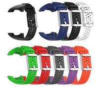 Stecto Bracelet de montre en silicone compatible avec Polar M400/M430 avec outil - Bracelet de montre en silicone souple - Bracelet de rechange pour tracker de fitness - Plusieurs couleurs