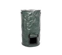 Stecto Composteur de jardin, sac de fermentation écologique bio avec fermeture éclair et double poignées, bac à compost pliable pour l'élimination des déchets de cuisine pour le jardin