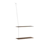 Woud Etagère Stedge 60 cm Chêne fumé