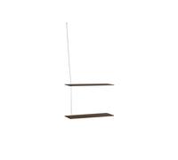 Stedge 2.0 Étagère 60 cm Chêne Fumé/Acier Inoxydable