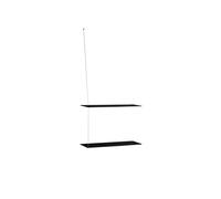 Stedge 2.0 Étagère 60 cm Chêne Noir/Acier Inoxydable
