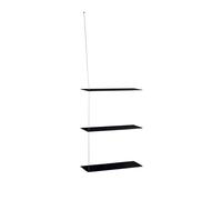 Stedge 3.0 Étagère 60 cm Chêne Noir/Acier Inoxydable