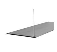 Woud Étagère d'appoint Stedge 80 cm Chêne peint en noir