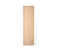 Stedge Étagère Supplémentaire 80 cm Chêne Pigmenté Blanc/Acier Inoxydable