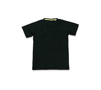 Stedman Apparel Active 140 Raglan T-shirt, Homme, Noir (Black Opal), M