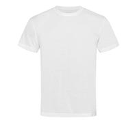 Stedman Apparel Active Cotton Touch/ST8600 T-Shirt Classique à Manches Courtes pour Homme Coupe Droite - Blanc - Large