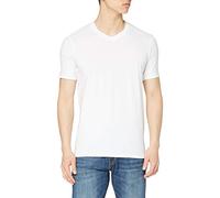 Stedman Apparel Clive ST9610 T-Shirt à Manches Courtes pour Homme Col en V, Blanc, XL